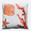 Reef Linen Red coral Cushion