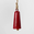 Rustic  Tapered Cow Bell Large Vintage Red