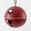 Medium Red round star bell