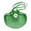 Vert Laitue Filt Net Shopping Bag