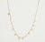 Mini Confetti gold necklace