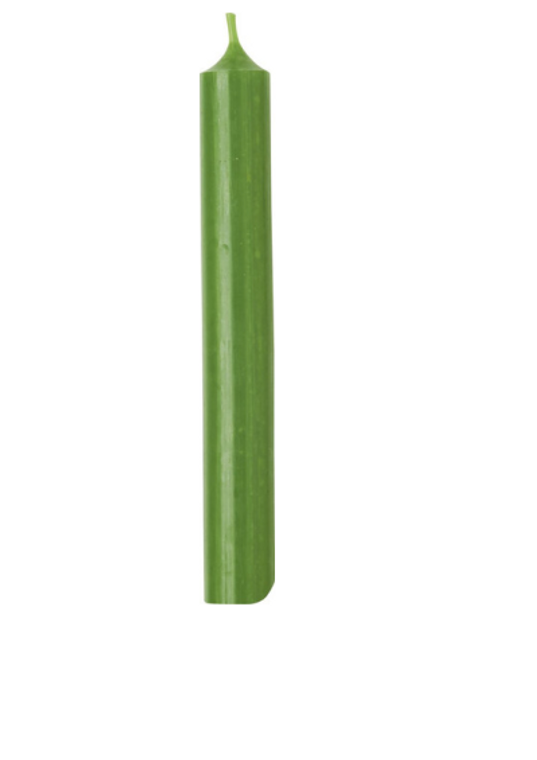 Grass Green Dinner Candle