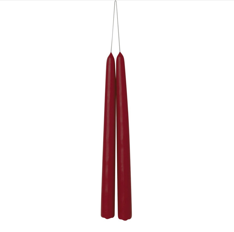 Red Plum Taper dinner Candle