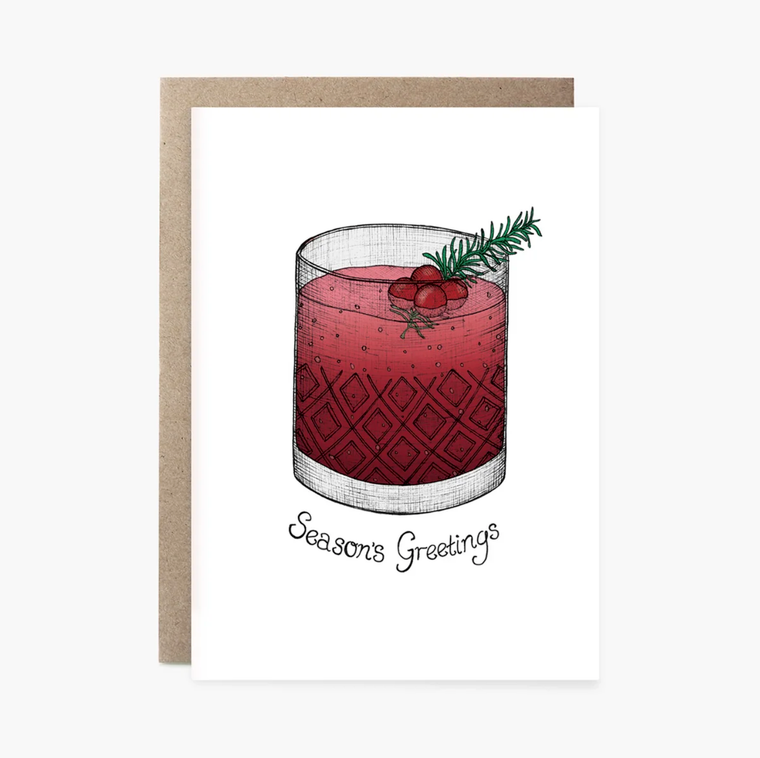 Christmas Cocktail Card