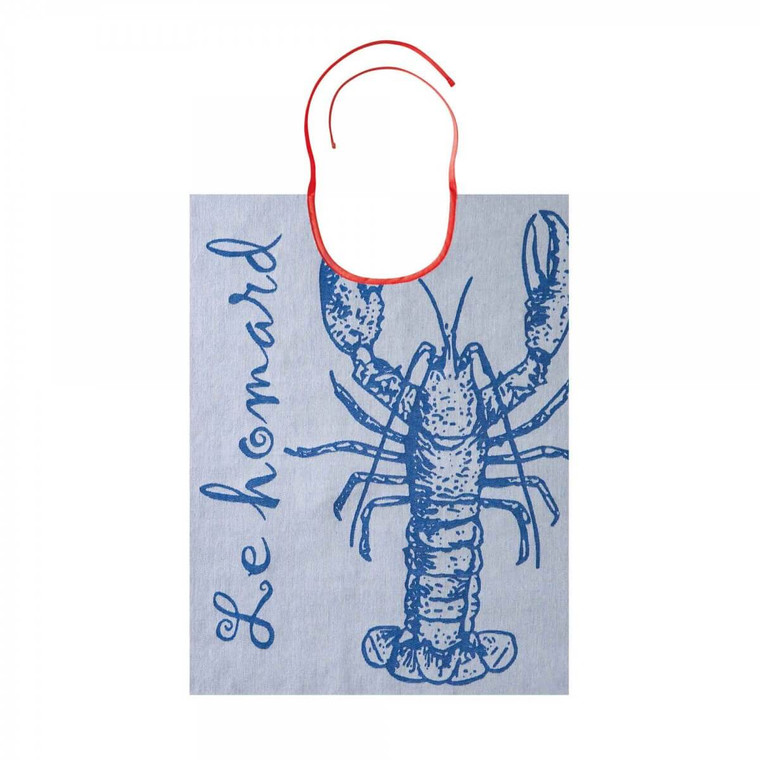 crayfish blue bib at Maison Otto