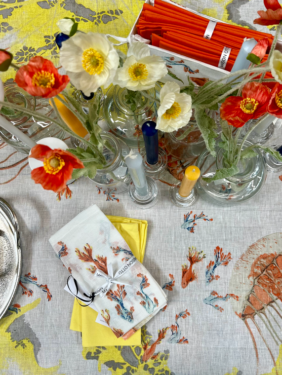 Fish & Jelly - Yellow - Table Linen