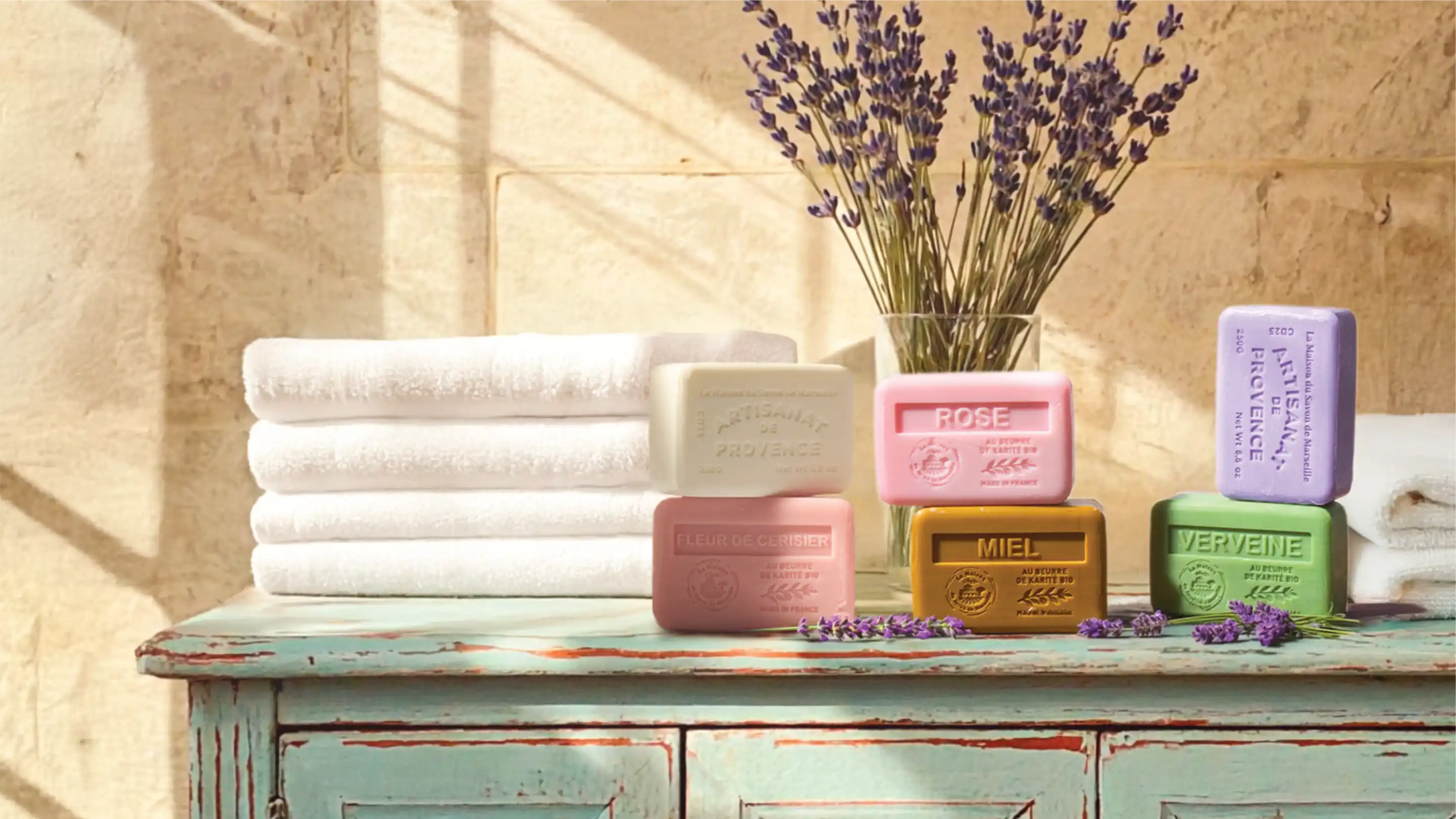 Discover French made soaps curated by Maison Otto, featuring authentic Savon de Marseille, artisan soaps, and beautifully scented creations crafted in France. Made with traditional savoir-faire and quality natural ingredients, our collection brings the elegance of French bathing rituals into everyday life.