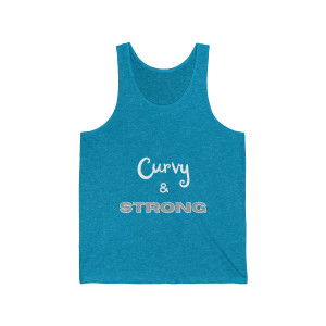 Curvy & Strong - Unisex Jersey Tank Curvy & Strong - Unisex Jersey Tank