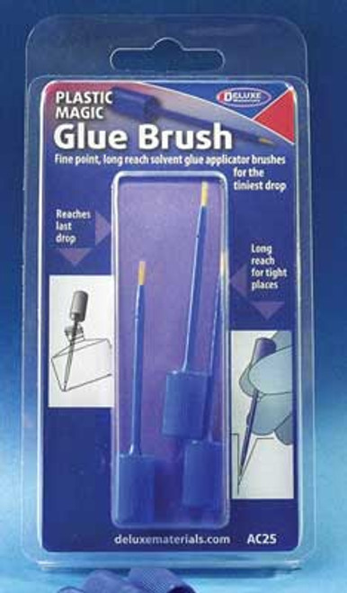 Plastic Magic Solvent Brush 3-Pack