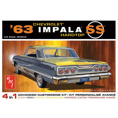 1/25 1963 Impala SS 4 n 1 Kit