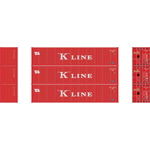 HO 40' Corrugated Low-Cube Container, K Line # 2(3)