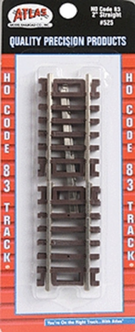 Code 83 Snap Track - Straight Sections -- 2" 5.1cm pkg(4)