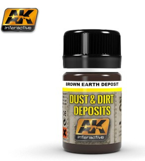 Dust & Deposit Brown Earth Enamel Paint 35ml Bottle