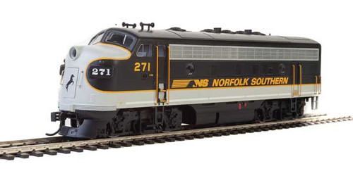 EMD F7 A - Standard DC -- Norfolk Southern #271 (Tuxedo: black, Imitiation Aluminum, Dulux Gold)