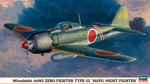 1/48 Mitsubishi A6M5 ZERO FIGHTER TYPE 52 302Fg NIGHT FIGHTER