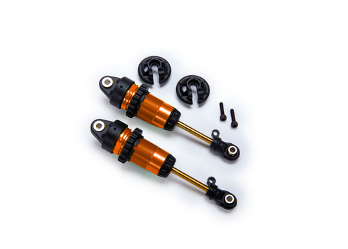 1/10 Orange Aluminum Long GTR Shocks (2)