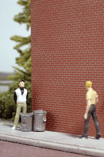 Brick Sheet - 4 x 9-3/4" 10.1 x 24.7cm pkg(4) -- Light Red