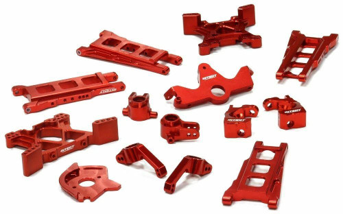 Integy T2 Conversion Set Traxxas Stampede 4X4 Slash 4X4 non-LCG T8595RED