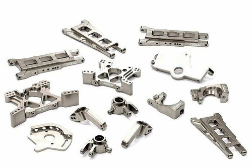 Integy T2 Conversion Set Traxxas Stampede 4X4 Slash 4X4 (non-LCG) T8595SILVER