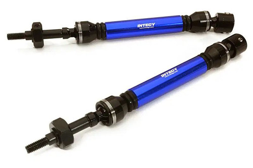 HD Steel Rear Universal Drive Shaft (2) for Traxxas 1/10 Slash & Stampede 4X4 C28210BLUE