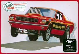 1965 Ford Mustang Funny Car Model Kit