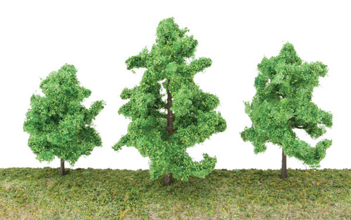 Spring Trees pkg(10) -- 3-3/8 to 5-1/2" 8 to 14cm w/Pin Base