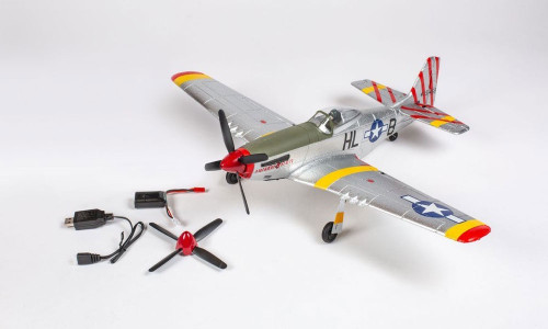 Rage R/C P-51D Mustang 500mm Brushless RFRT (Ready-for-Rage-Transmitter) Warbird with PASS System