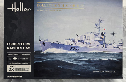 Heller Escorteurs Rapides E 52 French Frigate 1/400 Model Kit