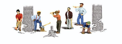 Scenic Accents(R) Figures -- Lumberjacks pkg(6)