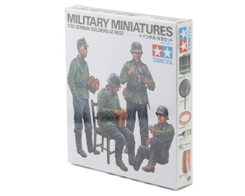 1/35 German Soldiers At Rest Plastic Figures Model Set (Limited Edition) (Re-Issue)