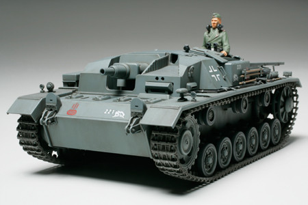 Tamiya 1/35 German Sturmgueschutz III Ausfb Tank Plastic Model Kit