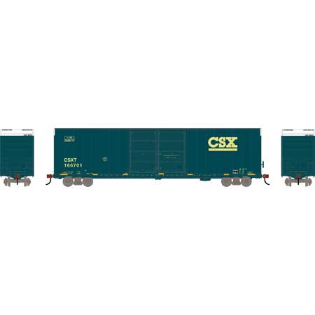HO RTR 60' DD/SS HC Box, CSX #3