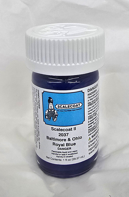 Scalecoat II Baltimore & Ohio Royal Blue 1oz