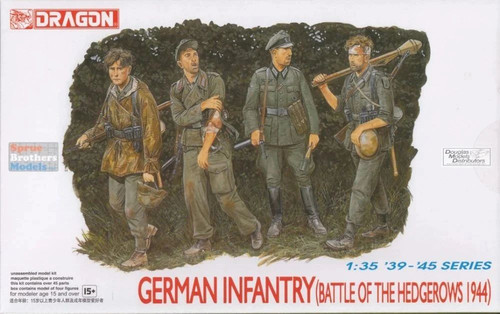 Dragon 1:35 German Infantry Battle of the Hedgerows 1944 Figure Set