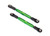 Camber links, front (TUBES green-anodized, 7075-T6 aluminum, stronger than titanium))