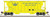 Portec 3000 2-Bay Covered Hopper - Ready to Run - Master(R) Plus -- Winchester & Western #1026 (yellow, blue)