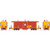 HO Bay Winow Caboose w/Lights/Sound, SP/Koda #4726