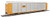 89' Thrall Enclosed Tri-Level Auto Carrier - Ready to Run -- CSX Rack ETTX Flat #T8768/710231 (yellow, black, silver)