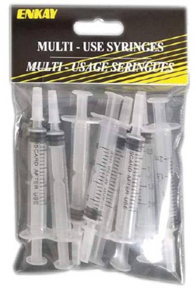 2ml Multi-Use Straight Tip Syringes (8) (Bagged)
