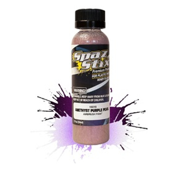 Amethyst Purple Pearl Airbrush Ready Paint, 2oz Bottle
