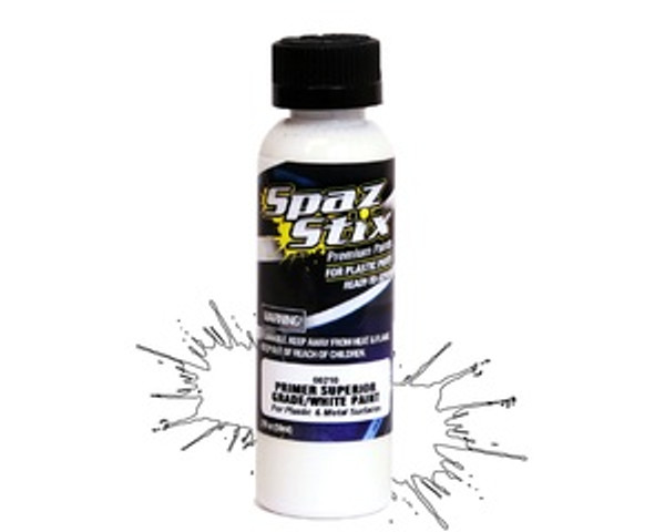 High Quality Sandable Primer, Airbrush Ready Paint, 2oz Bottle