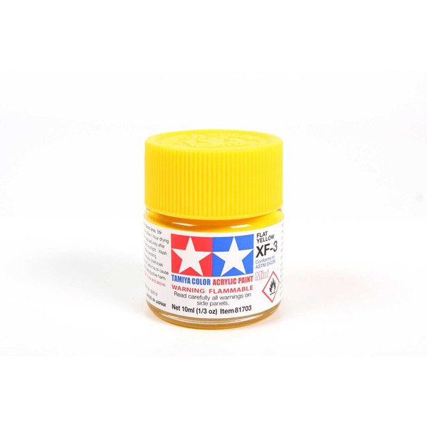Acrylic Mini XF3, Flat Yellow