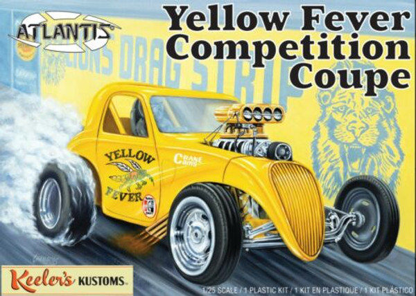 Yellow Fever Dragster Keelers Kustoms 1:25