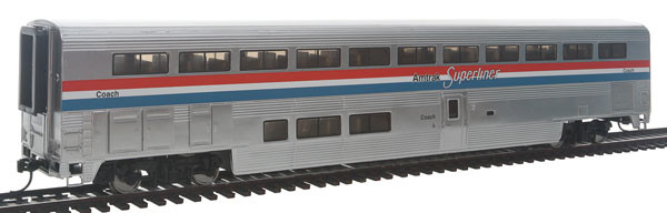 85' Pullman-Standard Superliner I Coach - Standard - Ready to Run -- Amtrak(R) (Phase III)