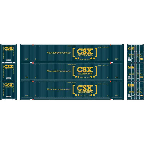 HO RTR 53' Jindo Container, CSX #1 (3)