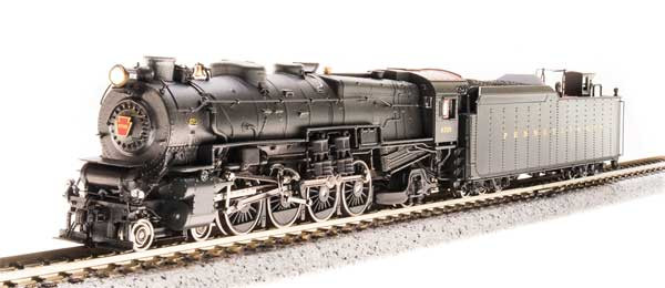 N-PRR Class M1a 4-8-2 - Sound & DCC - Paragon3(TM) -- Painted, Unlettered (black, graphite, Tuscan)