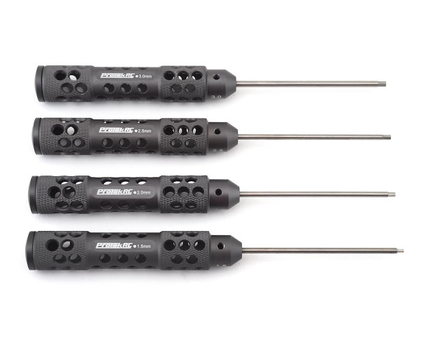 ProTek RC "TruTorque SL" Metric Hex Driver Set (4) (1.5mm, 2.0mm, 2.5mm, 3.0mm)