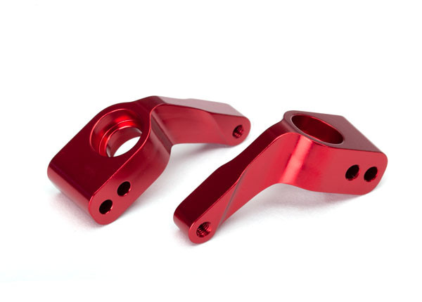 Stub Axle Carriers Aluminum Red