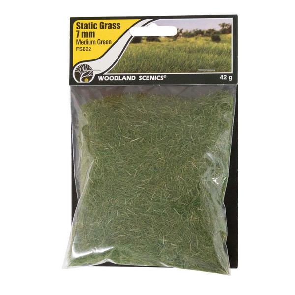 Static Grass, Medium Green 7mm