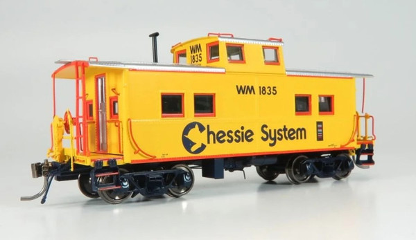 HO NE-style Steel Caboose: Chessie System: #1835